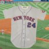 1972 Willie Mays New York Mets Game Worn Road Jersey 3 6