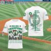 2024 Boston Celtics Champions Boston's City Skyline Name 3D shirt 3 6