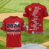 2024 NHL Stanley Cup Champions Florida Panthers 5 Stars 3D Shirt 1 1