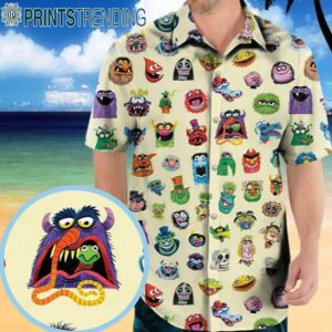All Of Em Muppets Characters The Muppet Show Hawaiian Shirts Printed Hawaiian