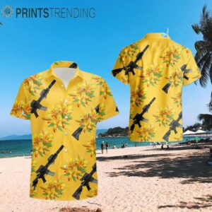 Aloha Guns Flower Hawaiian Shirt Aloha Shirt 600x600