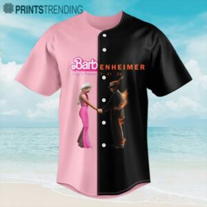 Barbie Barbenheimer Baseball Jersey Movies Aloha Shirt Aloha Shirt 1