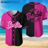 Barbie Baseball Jersey Pink And Black Movies Fans Hawaiian Hawaiian Shirts 1