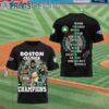 Boston Celtics 2024 NBA Champions 18 Times Team Portrait Shirt 3D 3 6