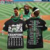 Celtics 18 Times NBA Champions 2024 Boston City Skyline 3D Shirts 3 6