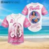 Custom Name Barbie Dance The Night A Way Baseball Jersey Hawaiian Hawaiian Shirts 1