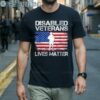Disabled Veteran Lives Matter Flag American US Vet Military T Shirt 1 Men Shirts