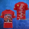 Florida Panthers Stanley Cup Champions 2024 3D Shirt 3 3