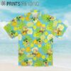 Funny Cartoon Spongebob Hawaiian Shirt Aloha Shirt Aloha Shirt