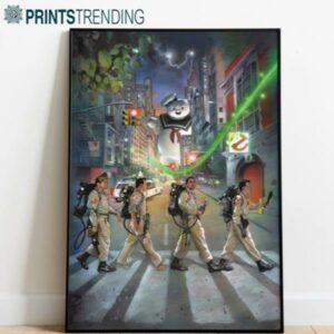 Ghostbusters Movie Canvas Poster Wall Decor Printed Aloha
