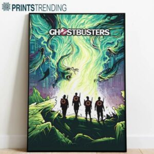 Ghostbusters Movie Poster Wall Decor Printed Aloha