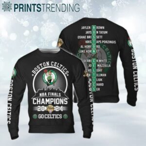 Go Celtics Boston Celtics NBA Finals Champions 2024 Ugly Christmas Sweater Ugly Sweater Ugly Sweater