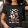 In Memory Of Willie Mays Say Hey Kid 1931 2024 Thank You For The Memories Shirt 2 T Shirt