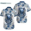 Indianapolis Colts Metallic Skull Tropical Pattern Hawaiian Shirt Hawaaian Shirt Hawaaian Shirt