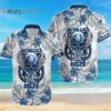 Indianapolis Colts Metallic Skull Tropical Pattern Hawaiian Shirt Hawaaian Shirts Hawaiian Shirts