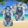 Indianapolis Colts Metallic Skull Tropical Pattern Hawaiian Shirt Hawaiian Hawaiian