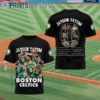Jayson Tatum Boston Celtics 3D T Shirt 3 6