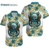 Metallica Skull And Flower Best Jaguars Hawaiian Shirt Hawaaian Shirt Hawaaian Shirt
