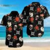 Metallica Skull And Flowers Hawaiian Shirt Hawaaian Shirts Hawaiian Shirts