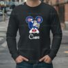 Mickey Mouse Loves Chicago Cubs Heart Shirt 4 Long Sleeve