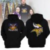 Minnesota Vikings Football Kings Of The North Hoodie Printed Aloha