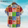 Muppets Cute Cartoon Short Sleeve Hawaiian Shirts Aloha Shirt Aloha Shirt