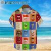 Muppets Cute Cartoon Short Sleeve Hawaiian Shirts Hawaiian Hawaiian Shirts