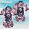 New England Patriots NFL Skull And Flower Pattern Metallica Hawaiian Shirt Aloha Shirt Aloha Shirt