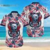 New England Patriots NFL Skull And Flower Pattern Metallica Hawaiian Shirt Hawaaian Shirts Hawaiian Shirts