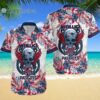 New England Patriots NFL Skull And Flower Pattern Metallica Hawaiian Shirt Hawaiian Hawaiian