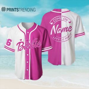 Personalize Barbie Baseball Jersey Movie Aloha Shirt Aloha Shirt 1