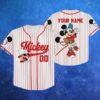 Personalize Disney Mickey Play Baseball Custom Jersey Baseball 3 3