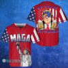 Personalized Make America Great Again 4th July Baseball Jersey