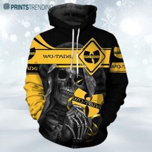 Personalized Music Skull Wu Tang Hoodie 3D Ugly Sweater Ugly Sweater