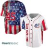 President Donald Trump Cool Patriotic America July Fourth Baseball Jersey 2 2