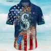 Seattle Mariners MLB Hawaiian Shirt 4th Of July Independence Day Aloha Shirt Aloha Shirt