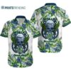 Seattle Seahawks NFL Skull And Flower Pattern Metallica Hawaiian Shirt Hawaaian Shirt Hawaaian Shirt