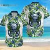 Seattle Seahawks NFL Skull And Flower Pattern Metallica Hawaiian Shirt Hawaaian Shirts Hawaiian Shirts