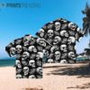 Skull Print Short Sleeve Hawaiian Shirt Aloha Shirt 600x600
