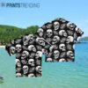 Skull Print Short Sleeve Hawaiian Shirt Hwaiian 600x600