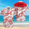 Slayer Band White And Red 2024 Summer Hawaiian Shirt Hawaaian Shirts Hawaiian Shirts