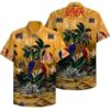 Slayer Tropical Flower And Parrot Hawaiian Shirt Music Gifts Hawaaian Shirt Hawaaian Shirt