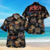 Slayer Tropical Flowers 2024 Summer Hawaiian Shirts Hawaaian Shirts Hawaiian Shirts