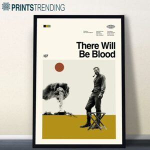 There Will Be Blood Movie Poster Printed Aloha