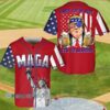 Trump Beer Maga Happy 4th Of July Lets Go Brandon Baseball Jersey 1 1
