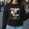 Trump Riding Dinosaur F Joe Biden Making Debates Again 2024 Shirt Sweatshirt Sweatshirt