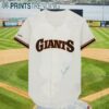 Willie Mays San Francisco Giants Autographed White Jersey 2 5