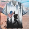 American Flag Bigfoot Button Down Mens Hawaiian Shirt Hawaaian Shirts Hawaiian Shirts