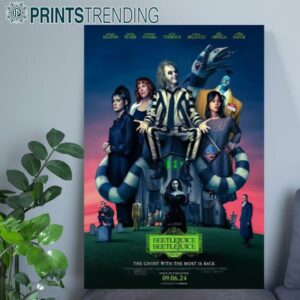 Beetlejuice Beetlejuice Movie 2024 Poster 1 All Print