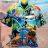 Bigfoot Loves Cool Surfing Hawaiian Shirt Hawaaian Shirts Hawaiian Shirts